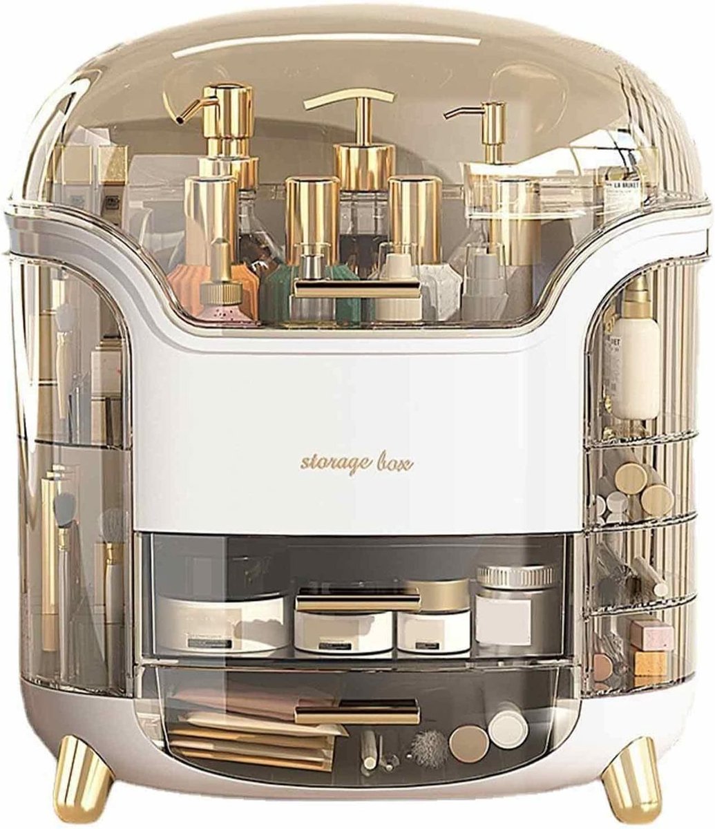 Solidchoice - Grote Make-up Organizer met 3 Lagen en 2 Lades