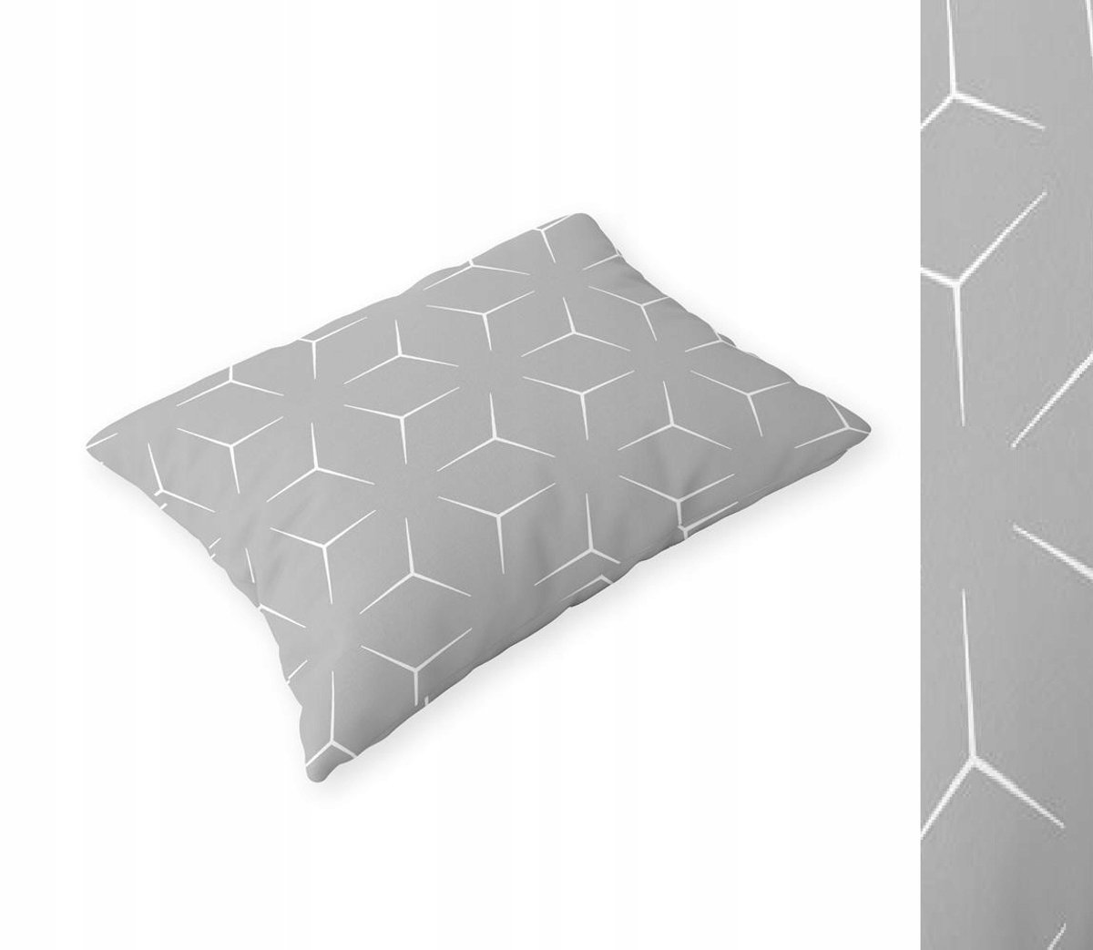 Dekoratieve Kussensloop 40x60cm 100% Katoen - Milano Grijs