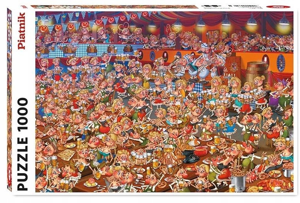 Piatnik Bierfestival Puzzel 1000 Stuk - Logisch Spel voor Volwassenen