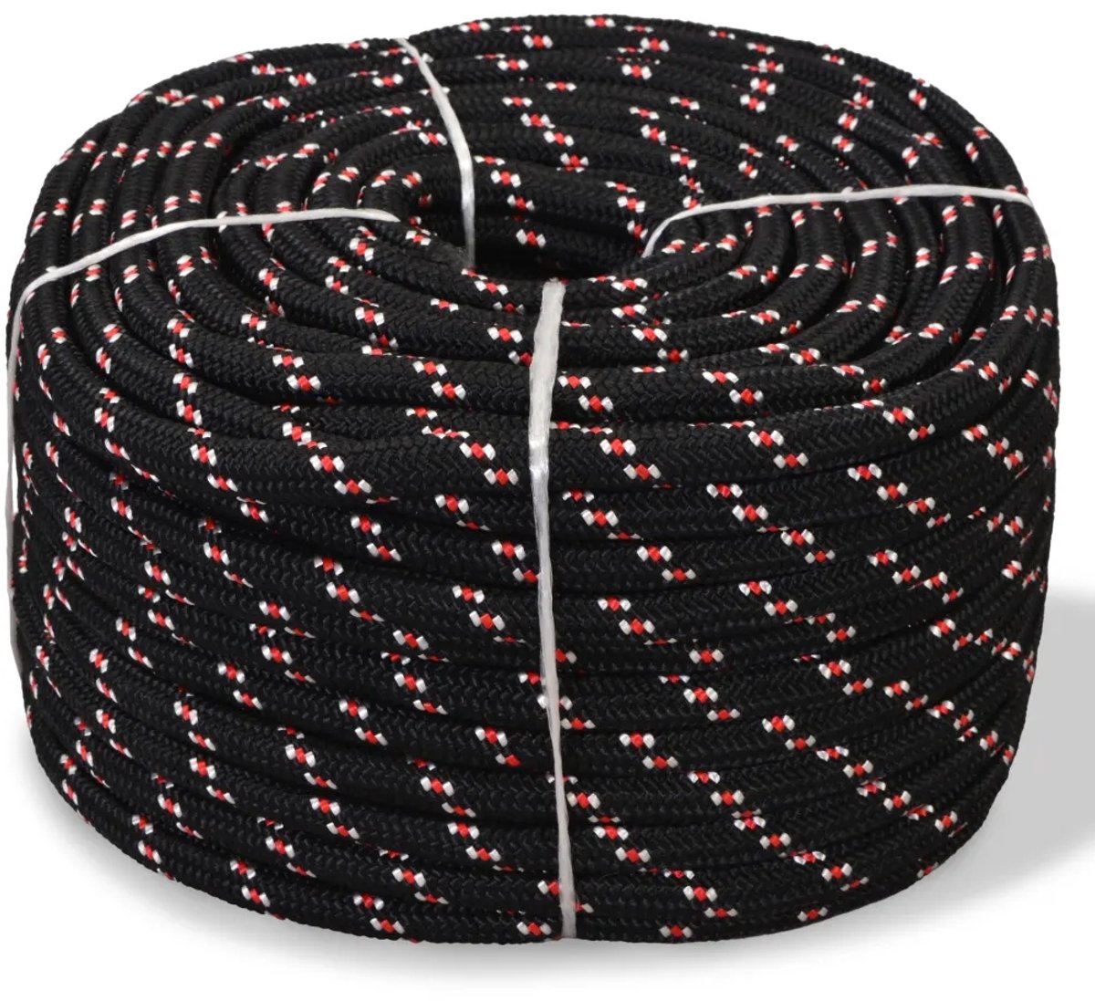 Zwarte Polypropyleen Touw 10mm x 50m - Drijvend & Duurzaam