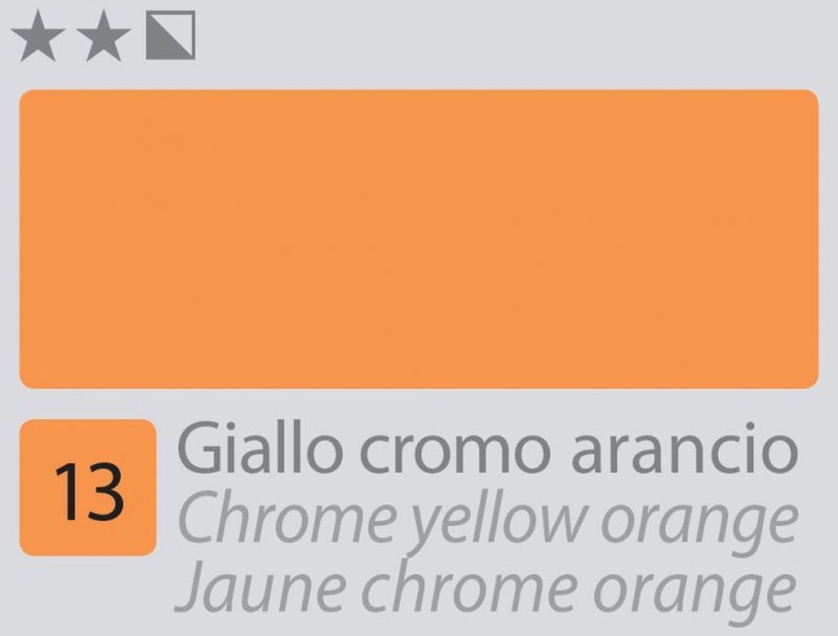 Divolo Accademia Olieverf 20 ml. - Chrome Yellow Orange