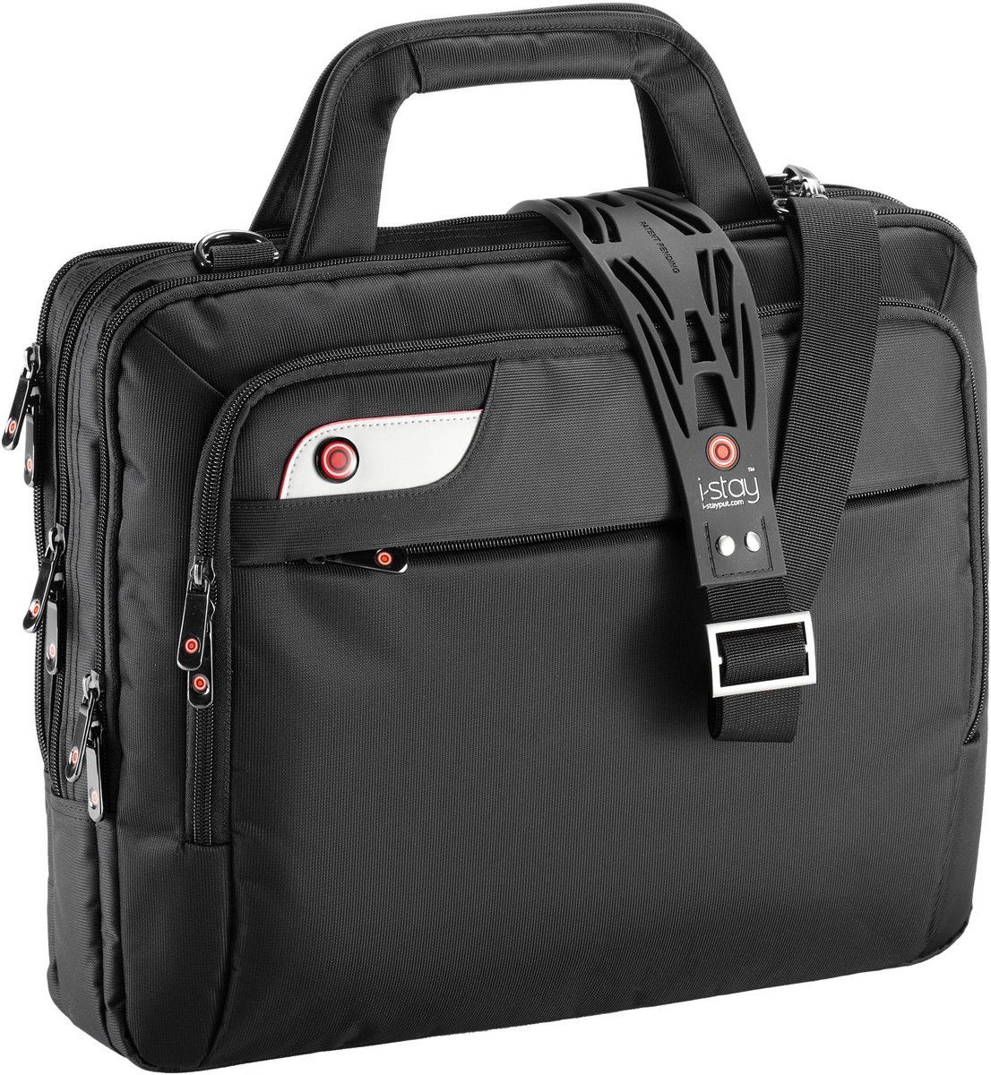 I-Stay Laptop tas organizer 39,6 cm 15,6 inch zwart - is0104 - geschikt voor laptop, notebook, messenger - van I Stay - ShopVlot