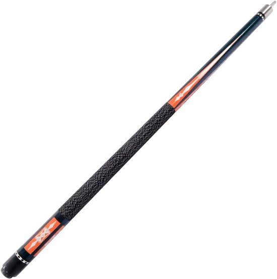 Biljartkeu 145 cm met quick release verbinding en hardhouten schacht 57 inch, 2-delig -Oranje — afbeelding 2