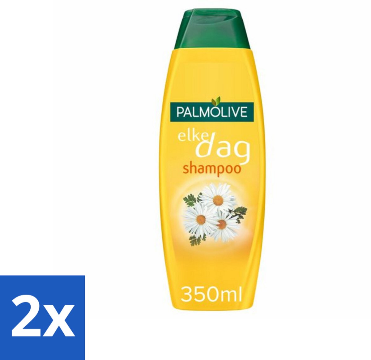 2 x Palmolive Shampoo Elke Dag 350 ml - Shampoo Dagelijks Gebruik - Kamille Extract - Natuurlijke Shampoo - PH-huidneutraal - Verzorgend Haar