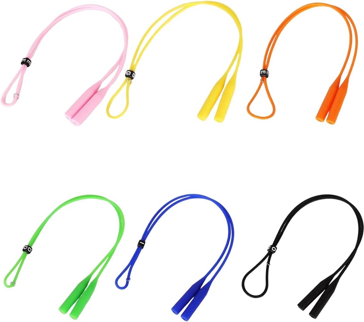 Stevige en Flexibele Silicium Lanyard voor Zonnebrillen, Sportbrillen en Leesbrillen - Antislip en Verliesbestendig Accessoire, Handwasbaar en Lichtgewicht
