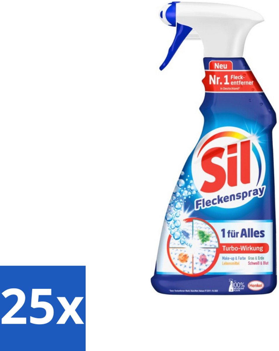 Sil - Vlekverwijderaar - Spray - 500 ml - Bulkverpakking - 25 stuks