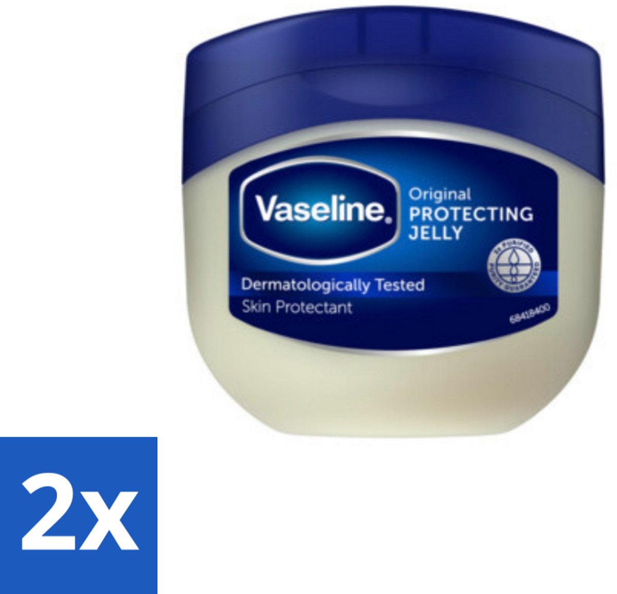 2 x Vaseline - Original - Huidverzorging - Dermatologisch Getest - 100 ml - Vaseline - Petroleum Jelly - Huidverzorging - Droge Huid - Beschadigde Huid