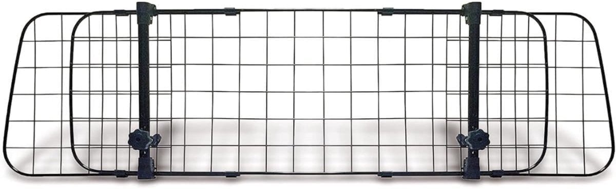 Klarven® Hondenrek Auto Zwart - Universeel Verstelbaar - Autorek Hond Bagagerek - Auto Afscheiding Hond - B 91 cm