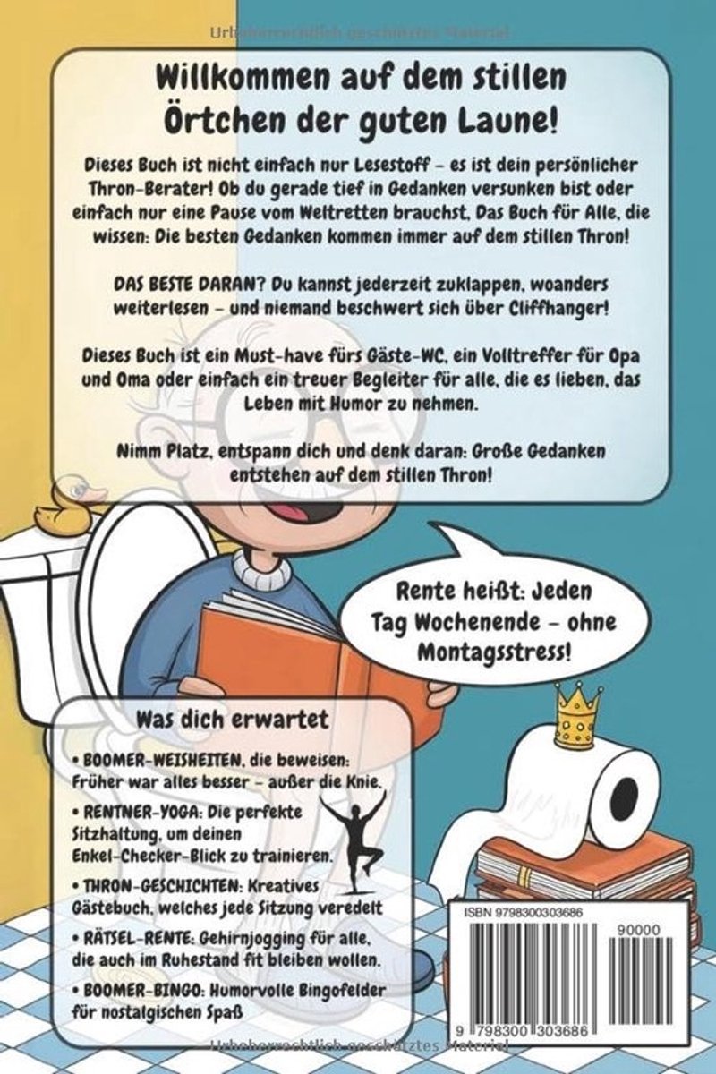 Lustiges Geschenk für Senioren: Gästebuch mit Witzen und Rätseln für gute Laune