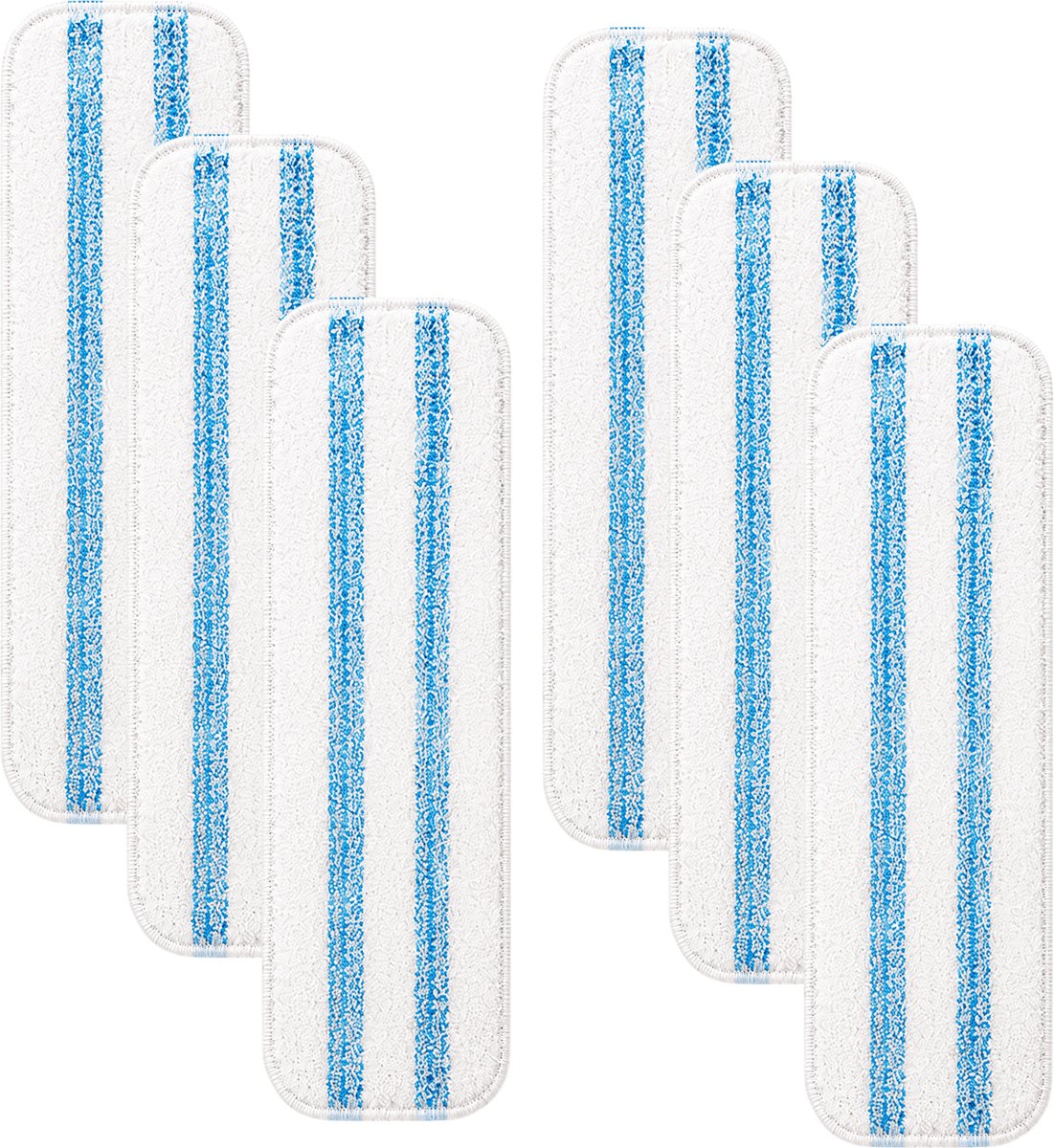 Dweildoek voor Vileda H2Pro/O-Cedar H2prO-dweil [Set van 6] Wasbare, herbruikbare dweildoek van Phonillico®