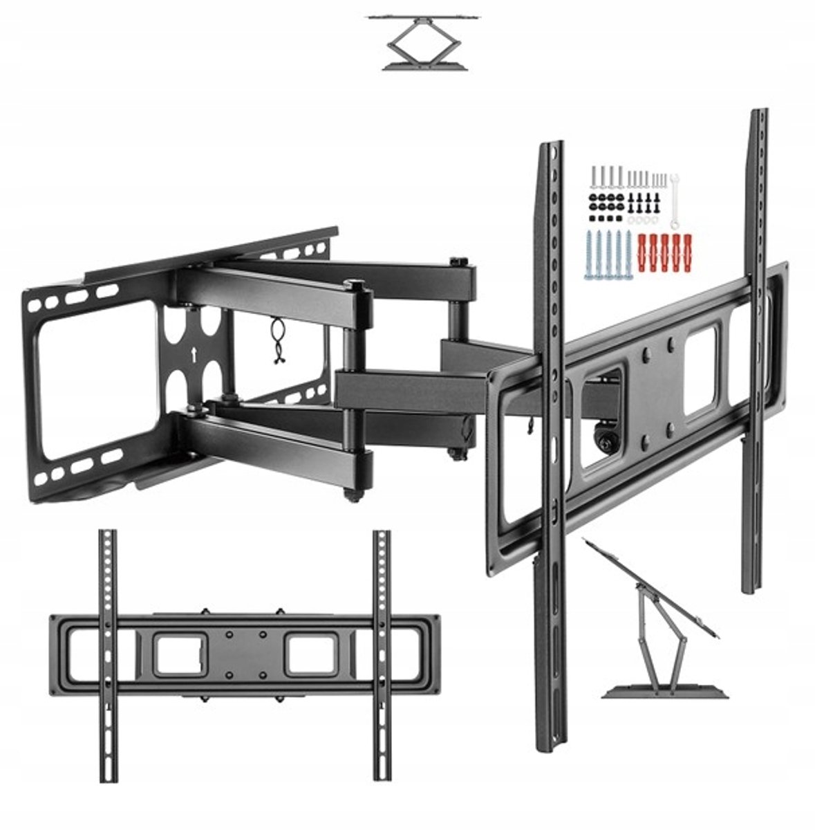 Draaibare TV Muurbeugel voor Toshiba 49U6763DG - 75 inch, 50 kg