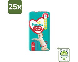 25 x Pampers – Luierbroekjes – Pants Maat 3 – 56 Luiers - Grootverpakking - Luiers Voor Baby - Luierbroekjes - Luier Voor Baby - Luier Maat 3 - Luier Voor Actieve Baby
