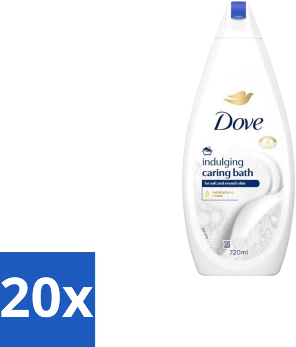 Dove – Badcrème – Indulging Cream – 720 ml - Bulkverpakking - 20 stuks