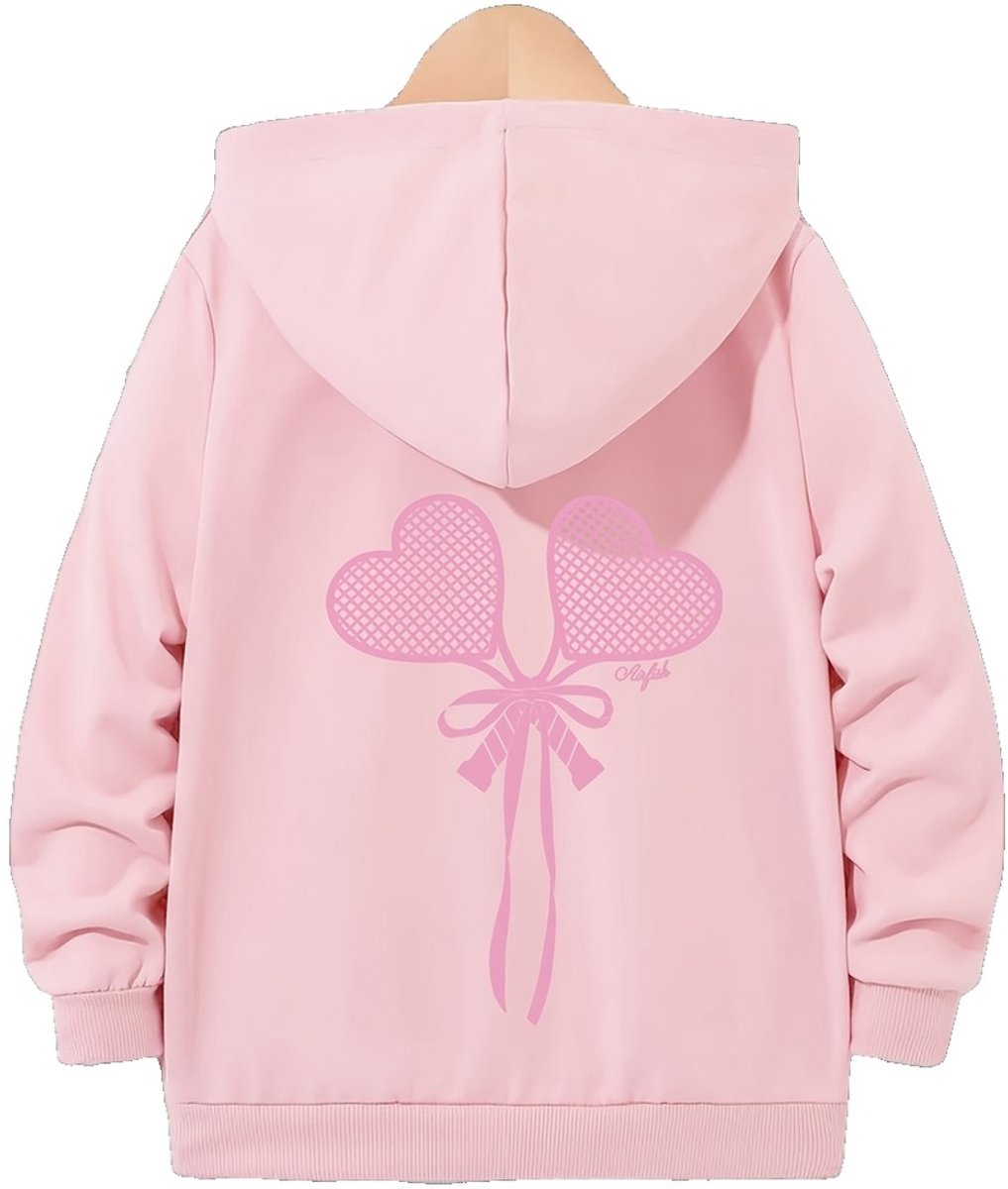 Currero Vest Meisjes Met Rits Sweater Meisje Cardigan Gebreid Sweaters Hoodie Warme Trui Lange Mouw 13-14 Jaar Roze