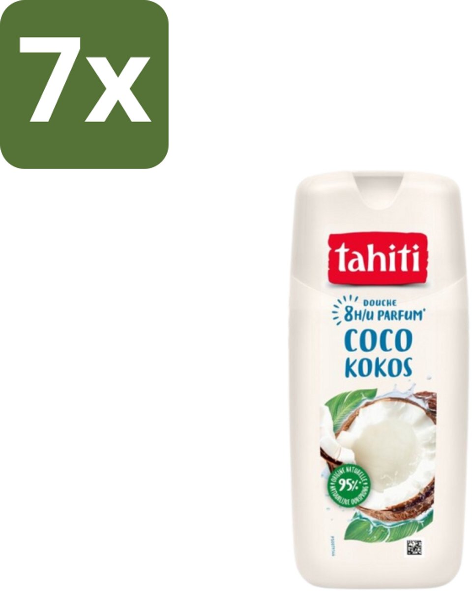 Tahiti – Douchegel – Kokos - 315 ml - Bulkverpakking - 7 stuks