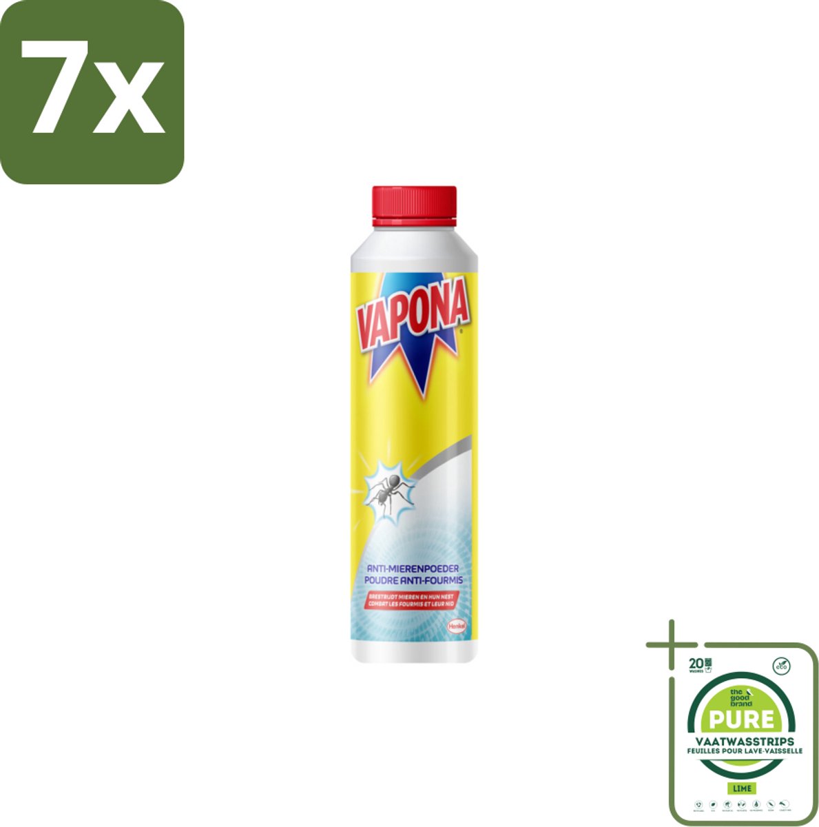 7 x Vapona Mierenpoeder 150 gr - Grootverpakking - Mieren Bestrijding - Mierenpoeder - Mierenplaag - Anti Mieren - Mierenwering