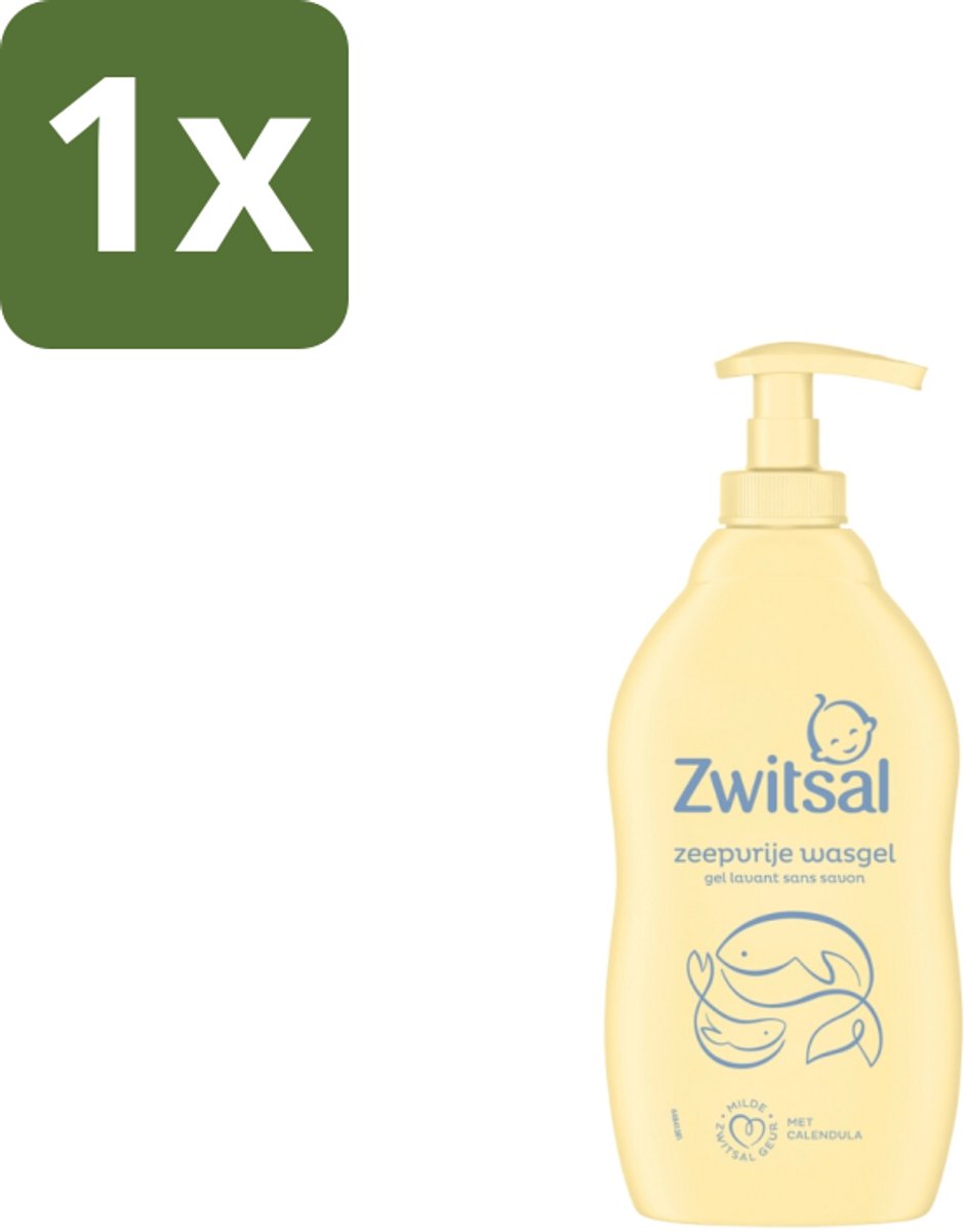 Zwitsal Zeepvrije Wasgel 400 ml - 1 stuk