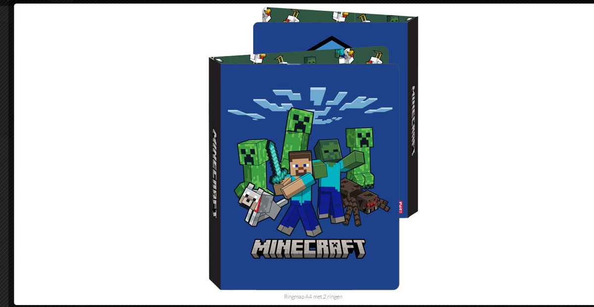 Minecraft: Ringmap A4 met 2 ringen