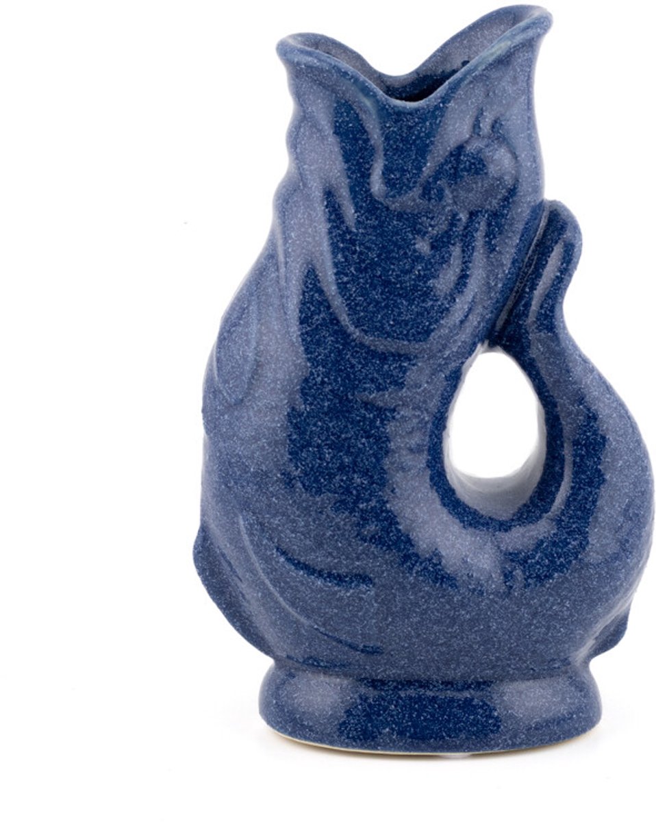 Vaas vis blauw S