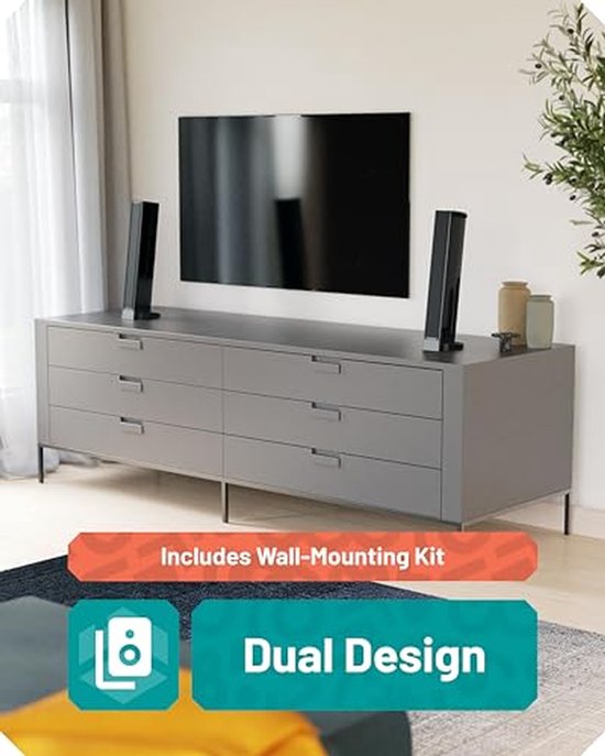 Geluidsbalk - Home audio - Filmervaring thuis - Splitsbaar ontwerp - 78 cm - Zwart — afbeelding 4