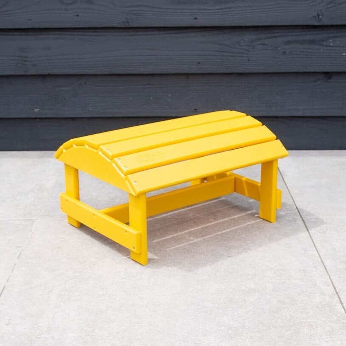 Originele Adirondack Voetenbank | Kunststof | Geel | Foot-Stool | Binnen 2-5 werkdagen geleverd | 10 jaar garantie | Canada Comfy Chair