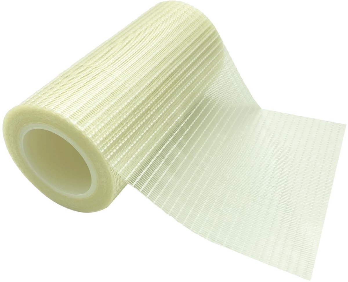 Elzusha- Reparatieband 13cm x 12m - Tent-reparatietape - Luifel reparatietape - Bootafdekking reparatietape - Zeildoek reparatietape - Professionele kwaliteit