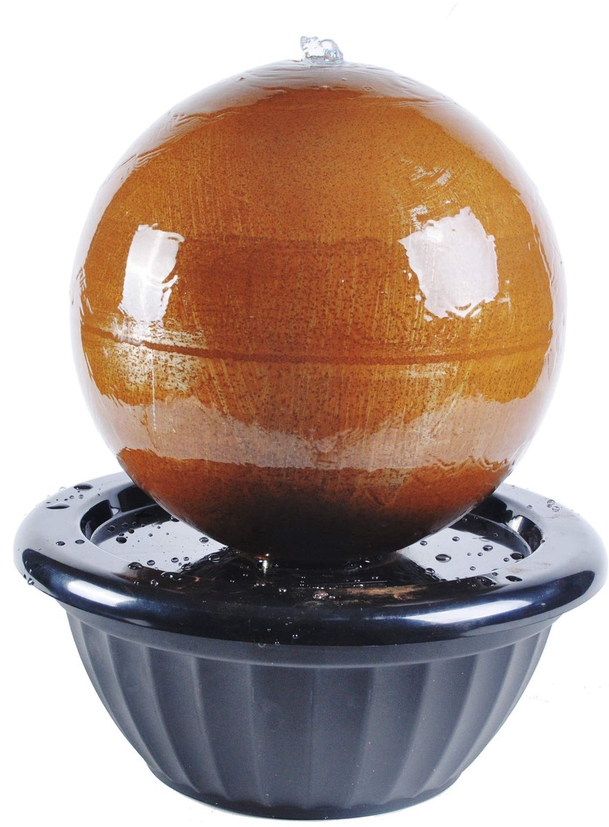 Elzusha - Bolfontein met LED Verlichting - Diameter 30 cm Corten Staal
