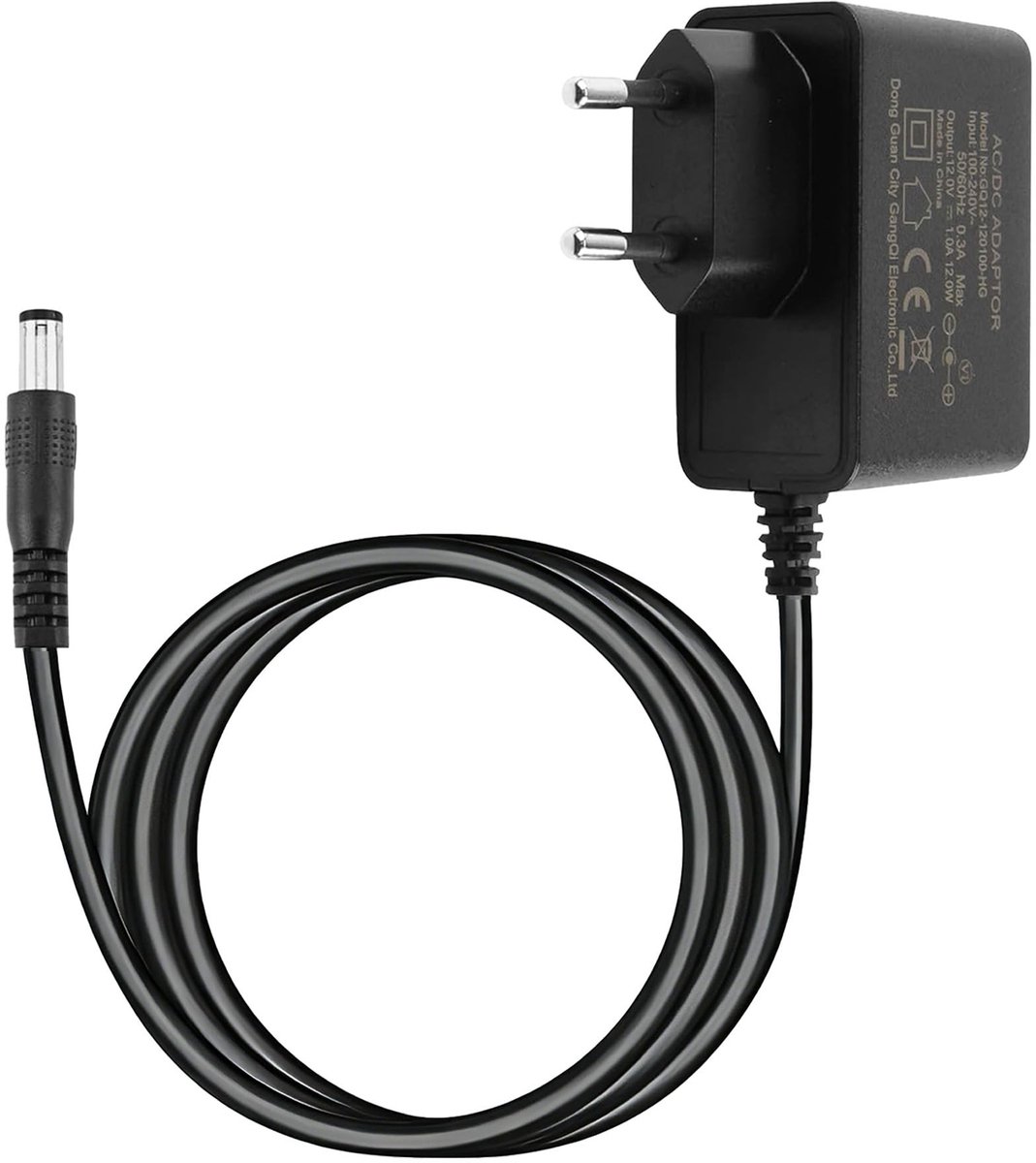 Elzusha - AC naar DC Voedingsadapter 12V 1A