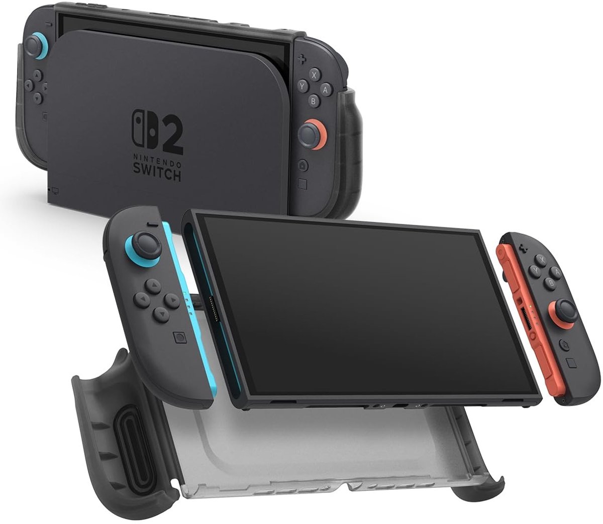 Elzusha - Ultra Hybrid Case voor Nintendo Switch 2 met Kickstand