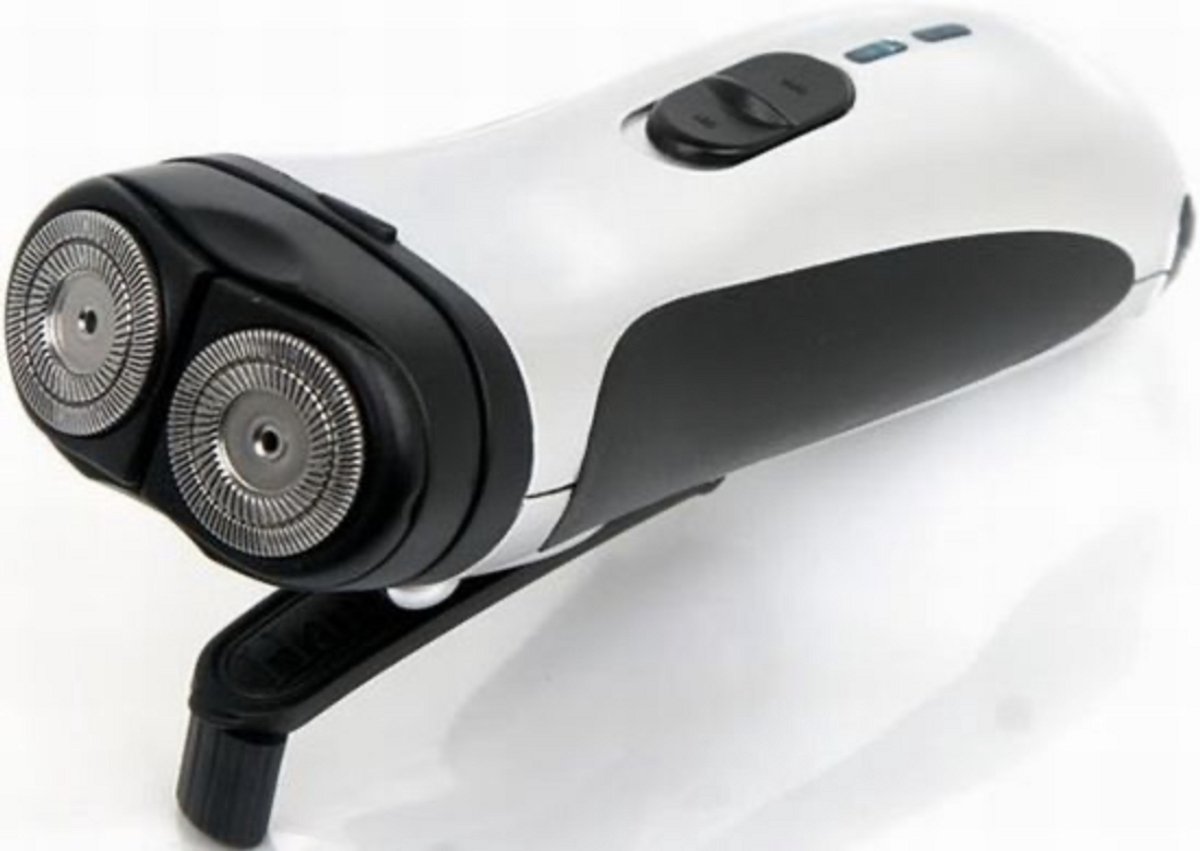 POWERplus Piranha - Dynamo Shaver - opwindbaar scheerapparaat -