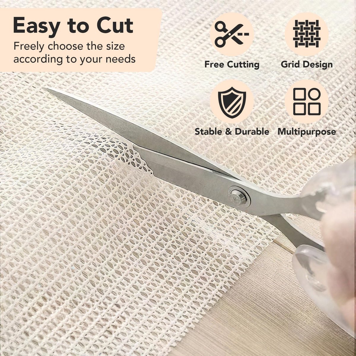 MSLHUB Antislipmat voor tapijt 70 x 200 cm, antislip tapijtonderlegger antislipmat, op maat te snijden tapijtstopper - ShopVlot