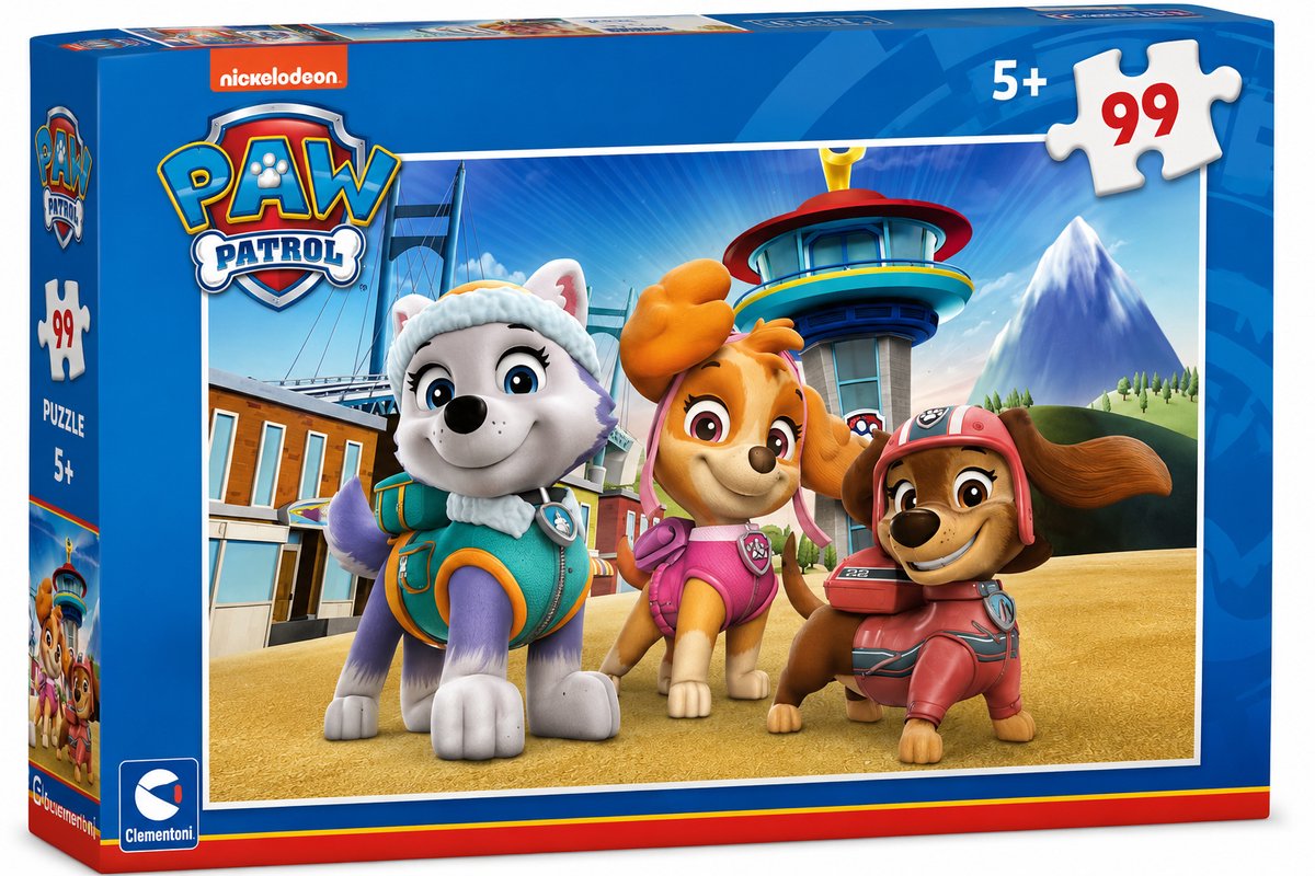 PAW Patrol Puzzel – Skye, Everest & Liberty – 99 Stukjes – Kinderpuzzel Vanaf 5 Jaar