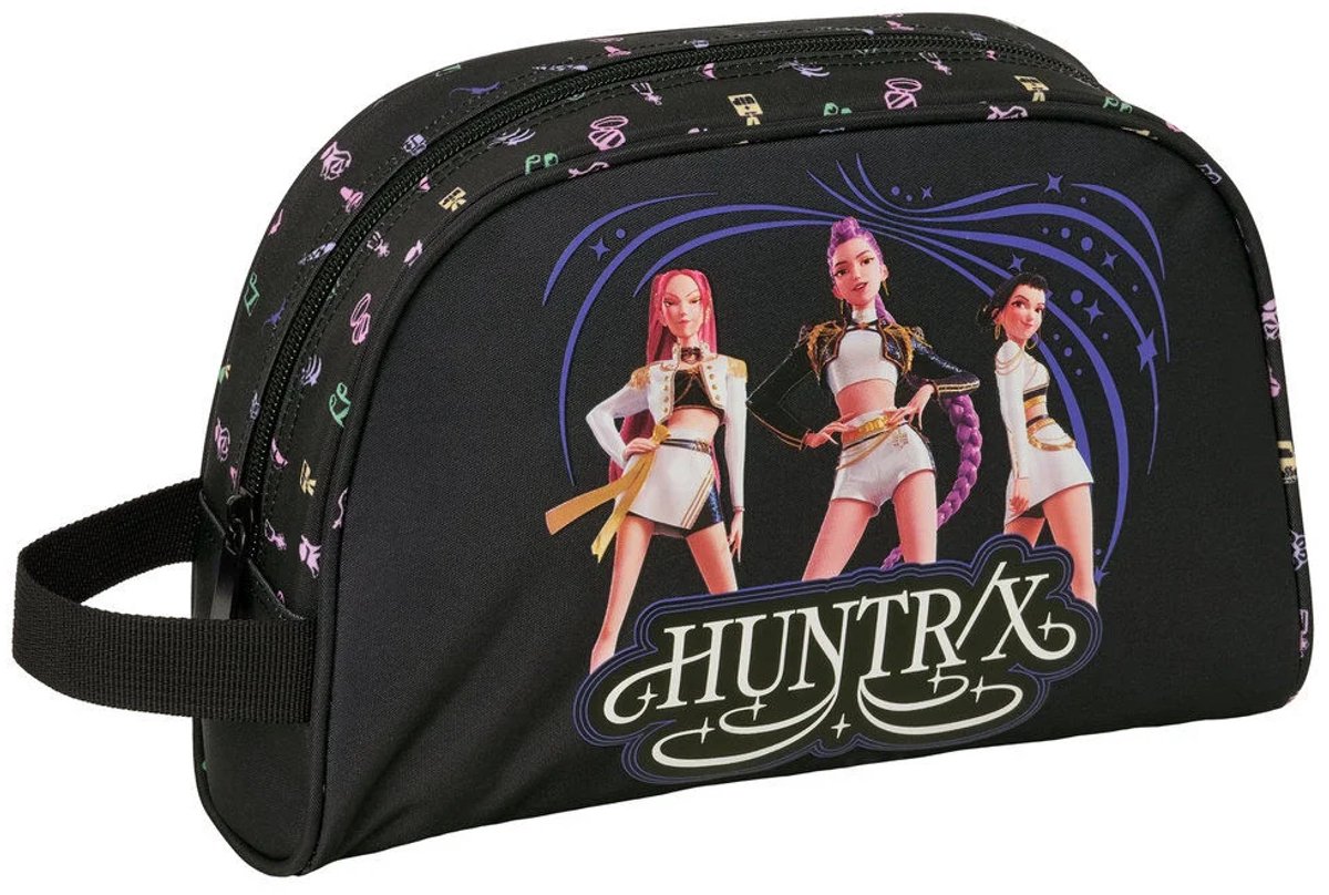 KPop Demon Hunters Toilettas 28 cm – Sound Vanity Case – Make-up Tas – 28 × 10 × 18 cm