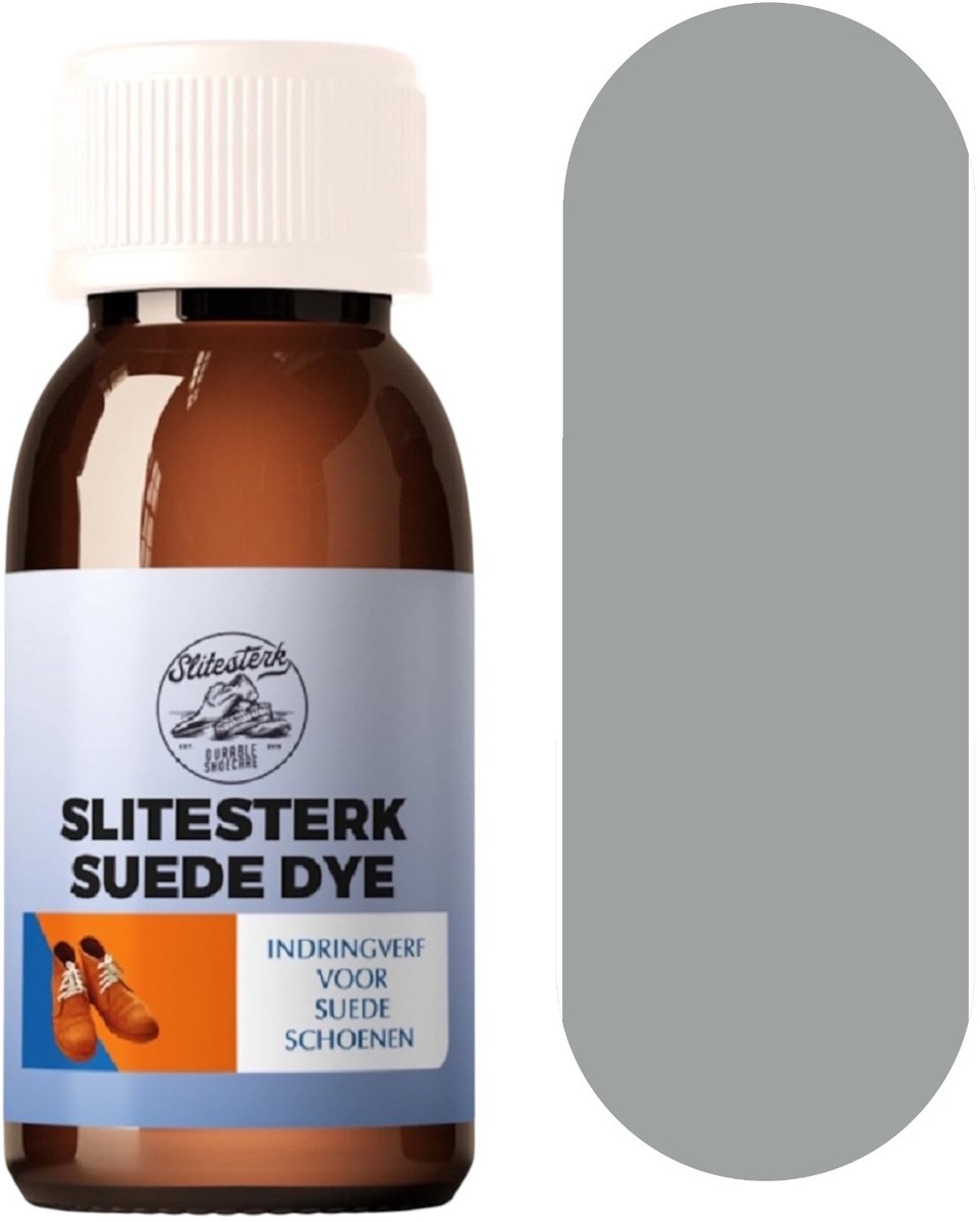 Elzusha - Grijze Suède Verf voor Schoenen - 100 ml