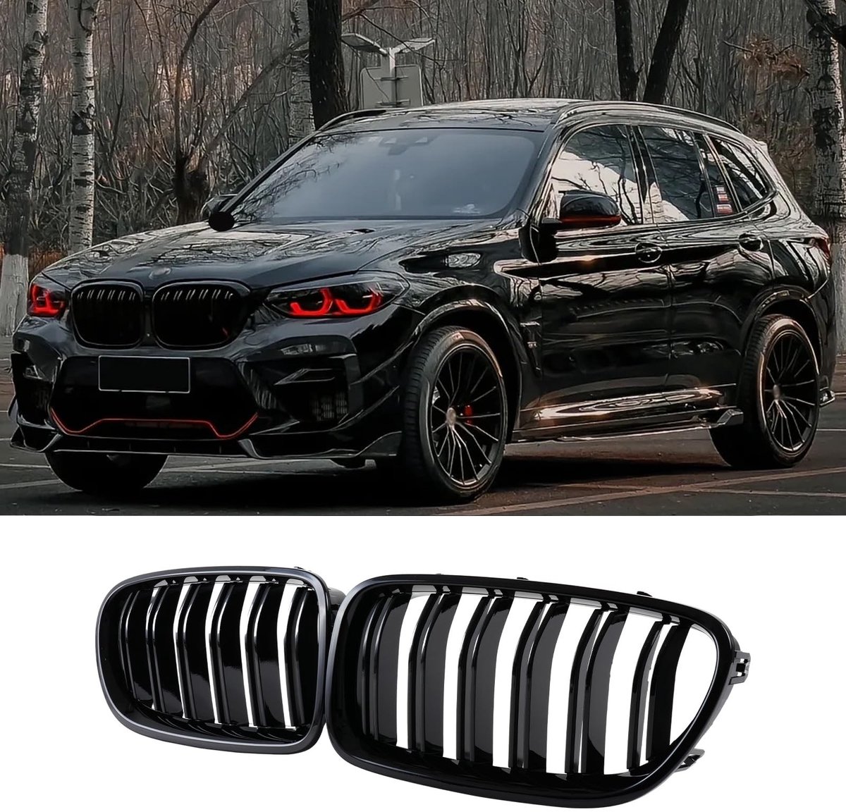 Elzusha - Radiator Grill voor BMW X3 en X4