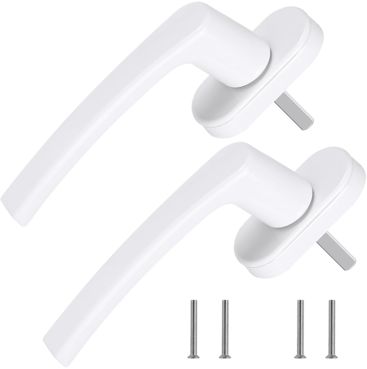 Elzusha - Aluminium Raamhandgrepen met Kindveiligheidsslot, 2 Stuks