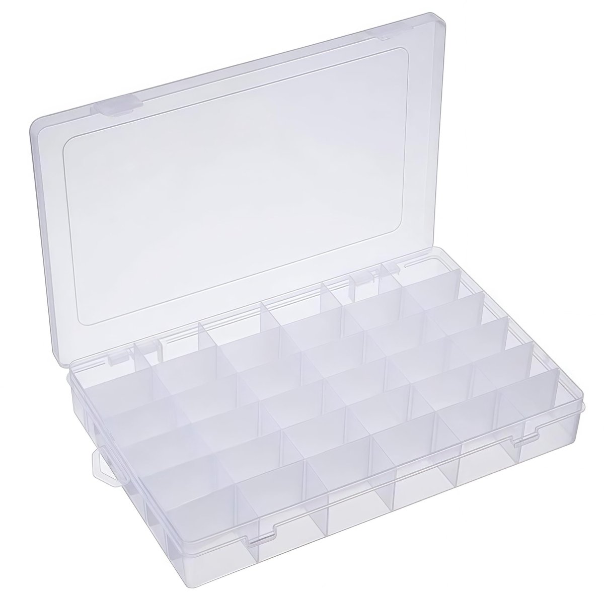 Elzusha - 32-vaks Opbergbox van Plastic voor Sieraden en Kleine Onderdelen