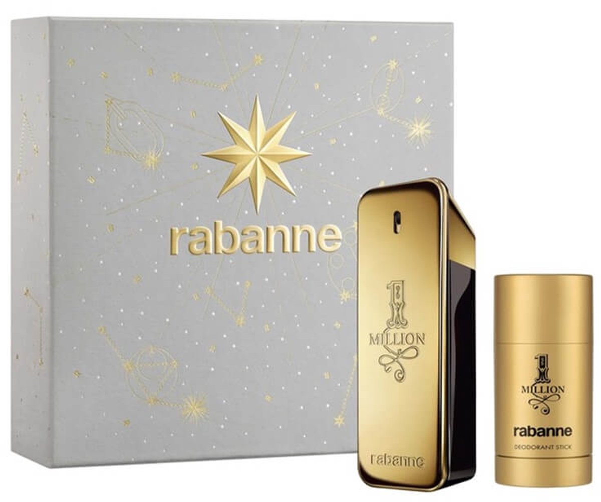 Rabanne 1 Million Eau de Toilette 100 ml + Deodorant Stick 75 ml Gift Set