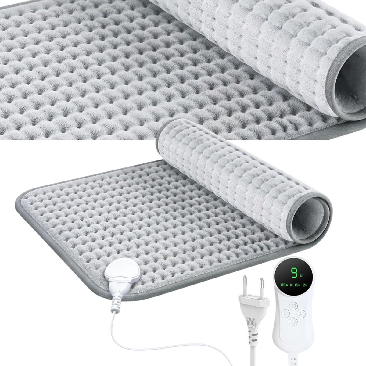 CRLYN® Warmtekussen Oplaadbaar - Verwarmingskussen - Warmtekussen Voor Rug, Schouder en Nek Elektrisch
