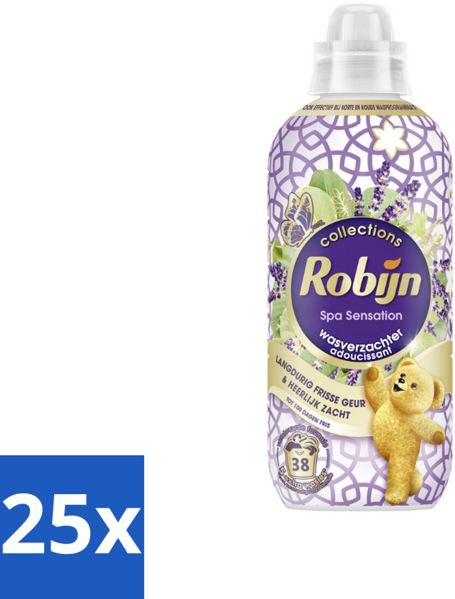 25 x Robijn – Wasverzachter – Intense Spa Sensation – 765 ml - Koffie - Koffiezetapparaat - Koffiezetapparaat