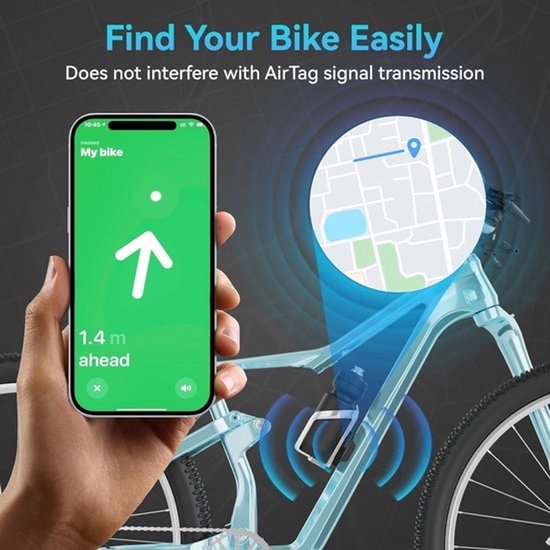 Verborgen Bidonhouder met Antidiefstalschroeven en Waterdichte AirTag Houder voor Fiets GPS-Trackeraccessoire — afbeelding 2