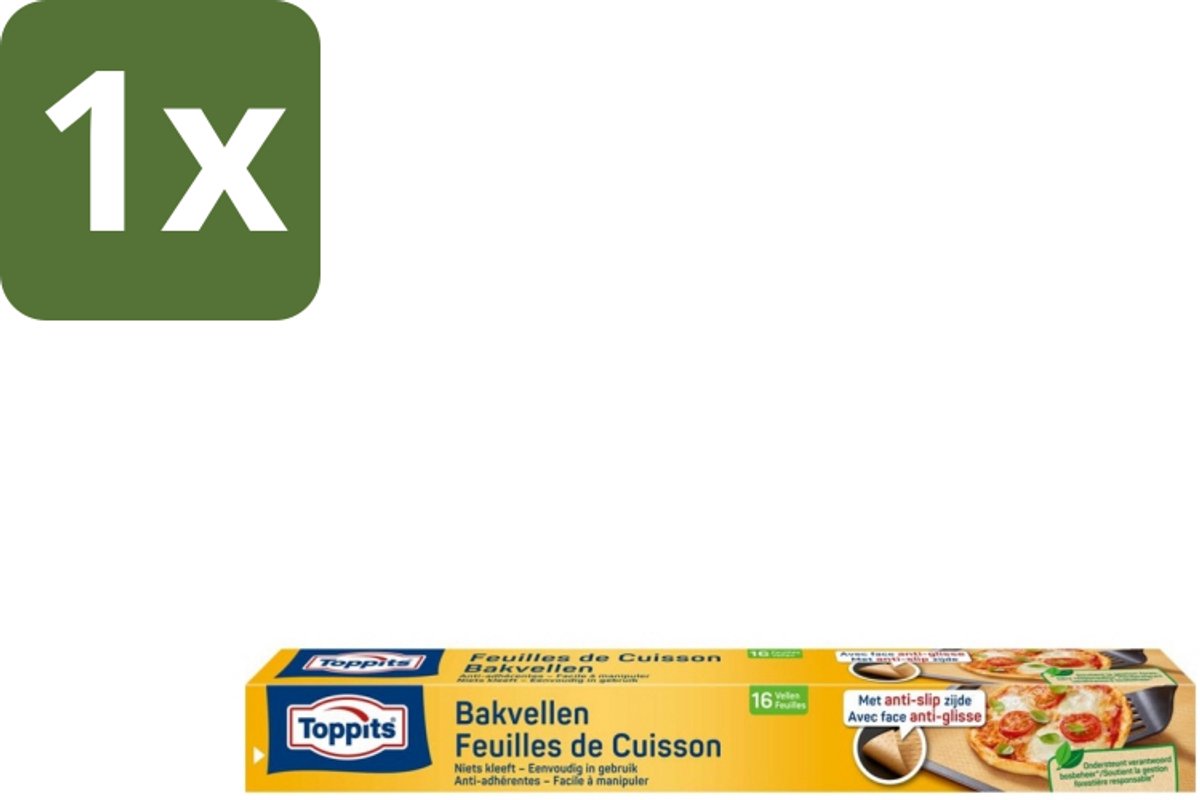 1 x Toppits – Bakpapiervellen – 16 vellen - Koffiezetapparaat