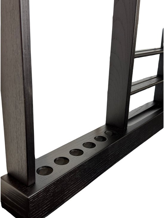 Lexor Wand keu rek De Luxe, Blk Oak — afbeelding 3