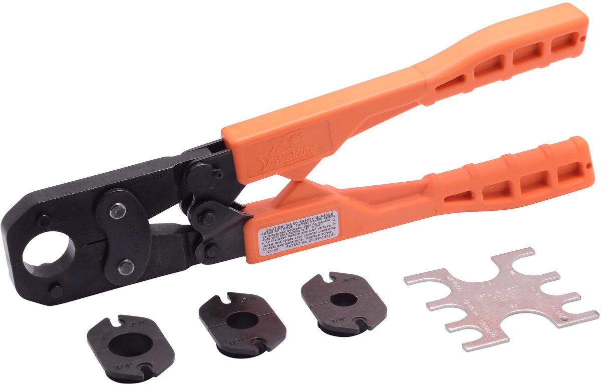 PEX ring tool kit 3/8 inch - 1/2 inch - 3/4 inch en 1 - eenvoudig te gebruiken - hoge kwaliteit - ShopVlot