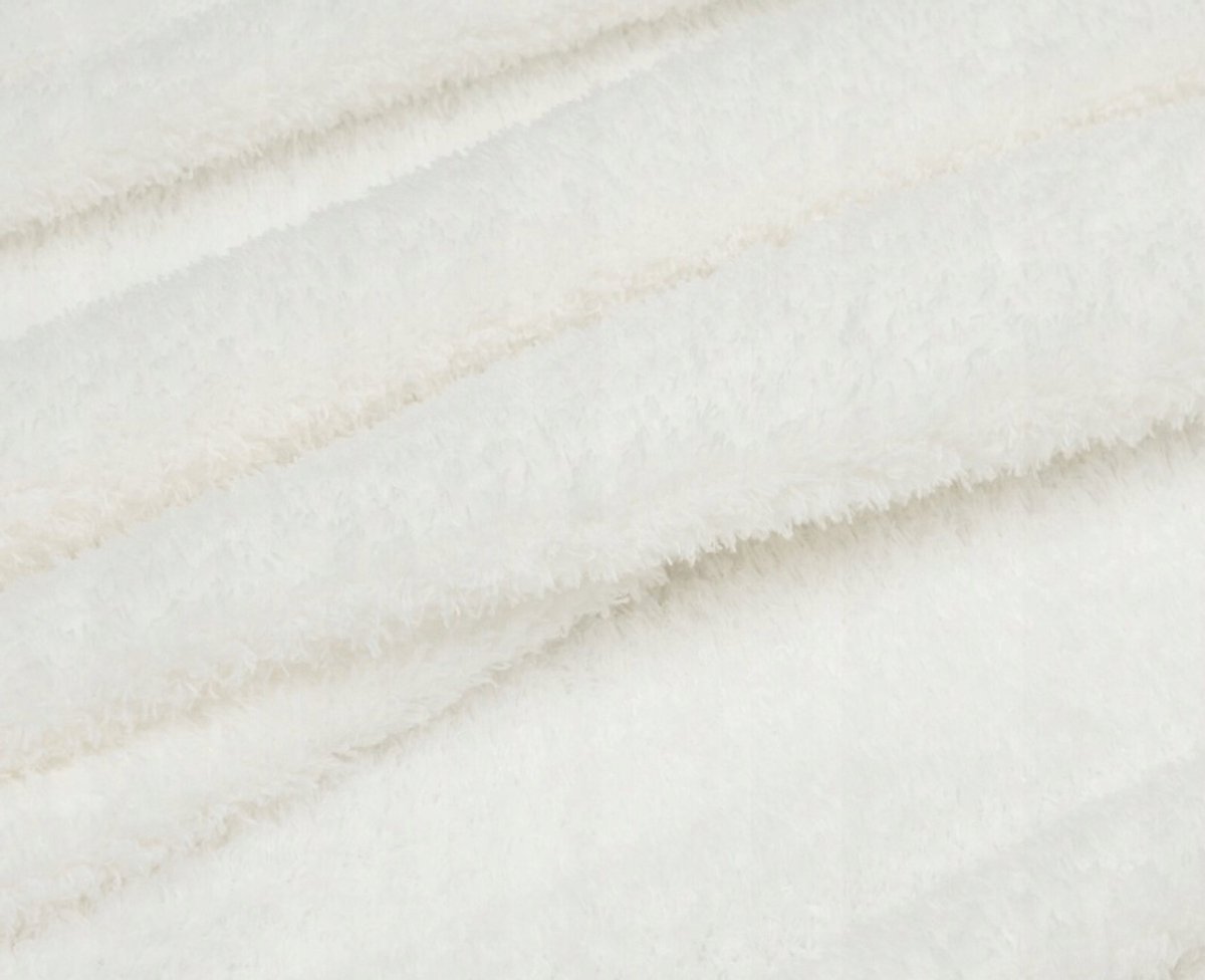Zachte Witte Plaid 150x200 cm - Comfortabele Microvezel