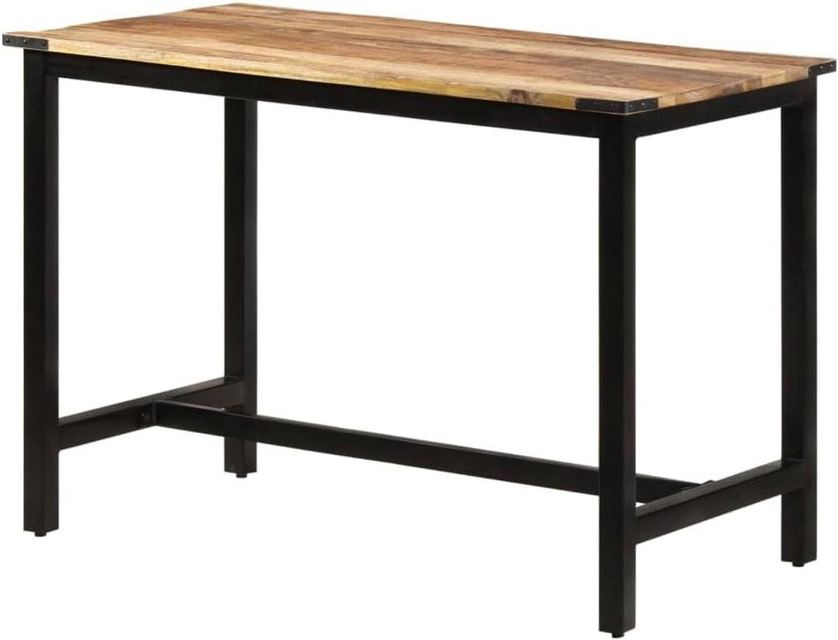 Eettafel - Houten tafel - Gezellig dineren - Massief mangohout - 110 x 60 cm - Natuurlijk hout