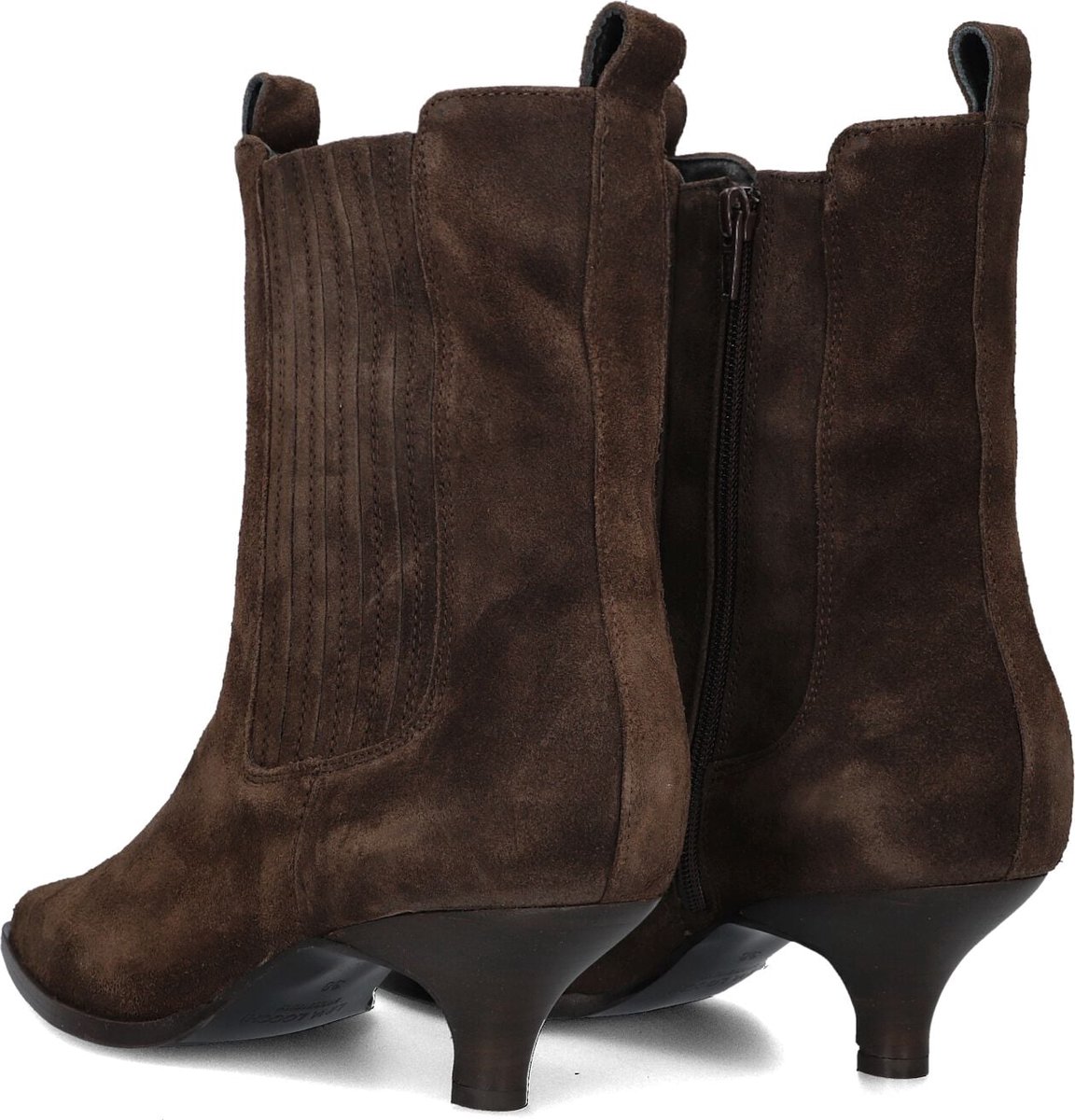 LINA LOCCHI Av 258 Enkellaarsjes - Enkelboots met rits - Dames - Bruin - Maat 39