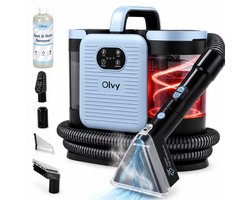 Olvy Tapijtreiniger PRO - Stoomreiniger - Draagbare Vlekkenreiniger - 100° Stoom - Bank Reiniger Machine - Meubelreiniger - 1650W - Zetelreiniger - Matrasreiniger