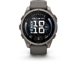 Garmin fēnix 9 - 47 mm - Multisport GPS Smartwatch - 1.4" AMOLED-scherm - Titanium afwerking - Batterijduur tot 16 dagen