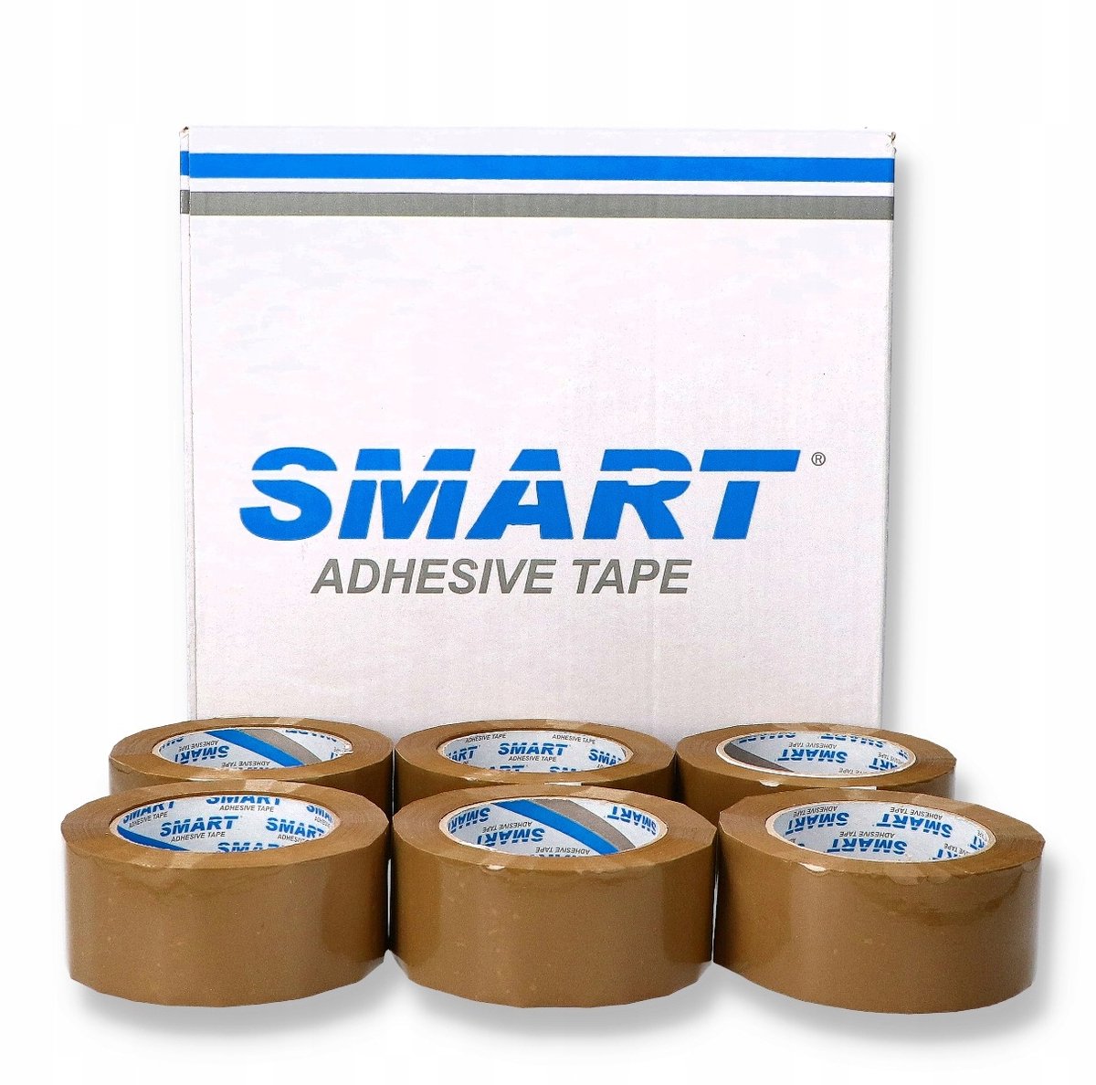 SMART Pakband Oplosmiddel 48mm x 66m - 36 rollen - Bruin